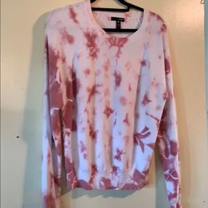 Aqua tie dye sweater